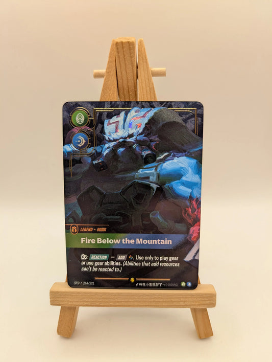 Ornn Fire Below the Mountain 244/221 Riftbound Spiritforged Over number FRENLY BRICKS - Open 7 Days