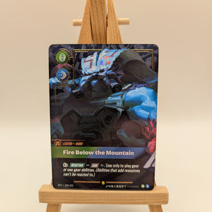 Ornn Fire Below the Mountain 244/221 Riftbound Spiritforged Over number FRENLY BRICKS - Open 7 Days