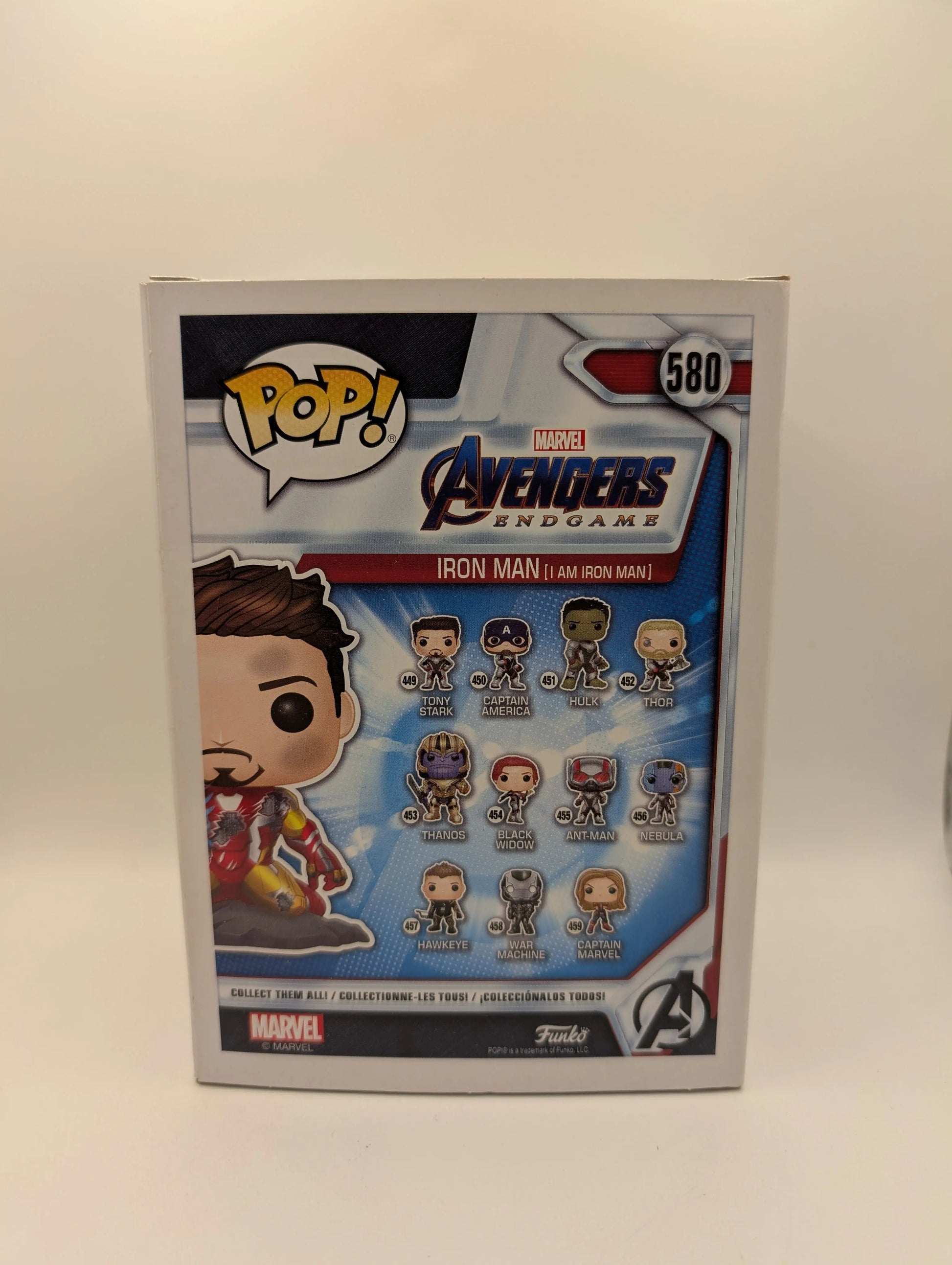 Iron Man I Am Iron Man Glow 580 Avengers Endgame Marvel Funko Pop Vinyl FRENLY BRICKS - Open 7 Days
