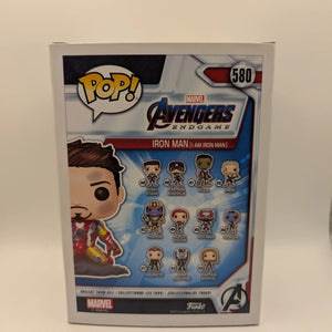 Iron Man I Am Iron Man Glow 580 Avengers Endgame Marvel Funko Pop Vinyl FRENLY BRICKS - Open 7 Days