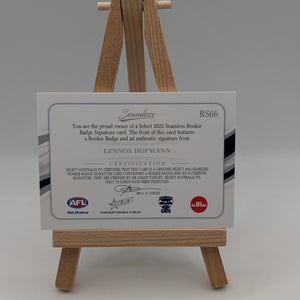 2025 AFL Select Seamless Rookie Badge Signature Lennox Hofmann /70 FRENLY BRICKS - Open 7 Days
