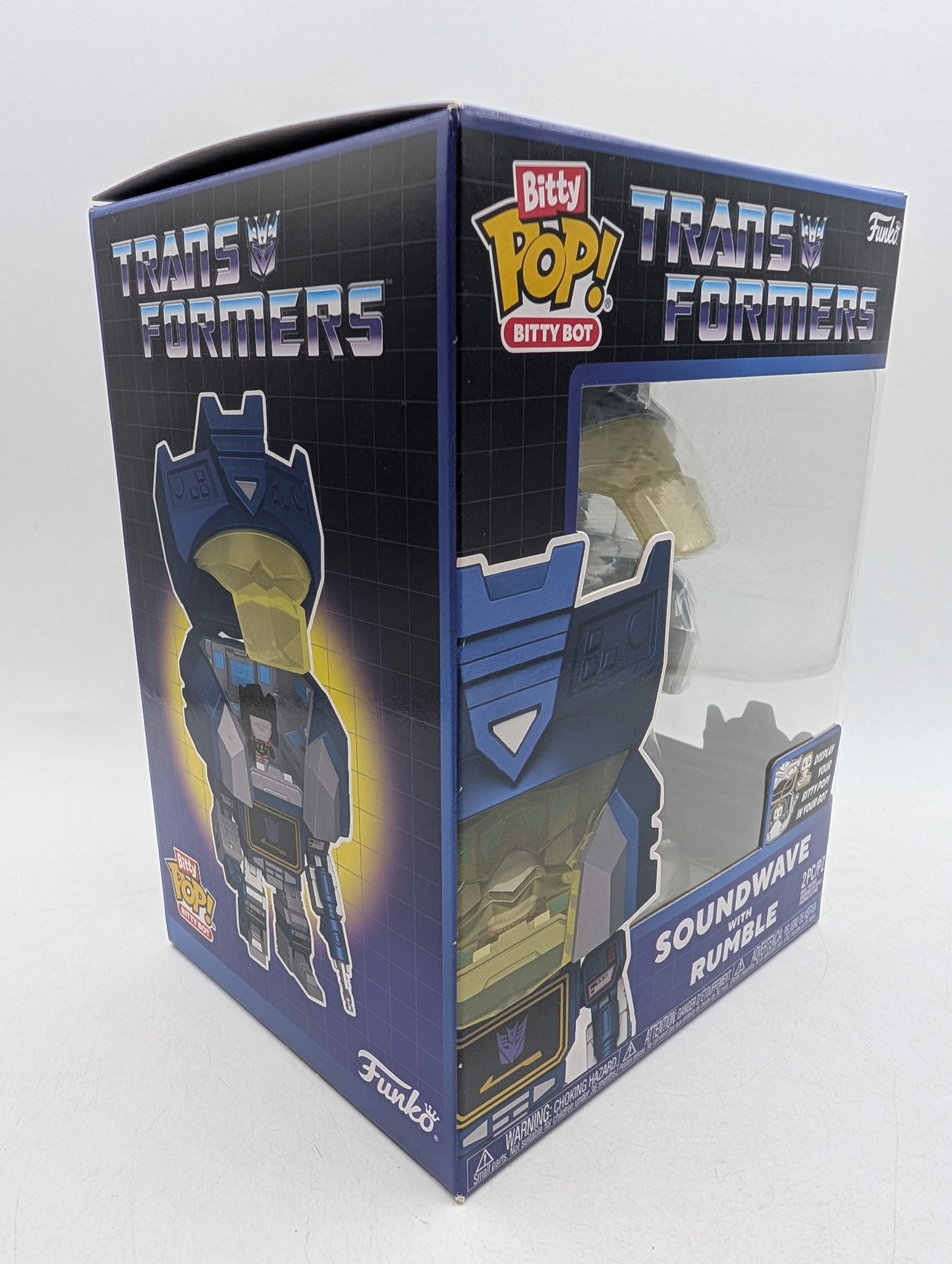 Bitty POP! Transformers Soundwave with Rumble 2Pc