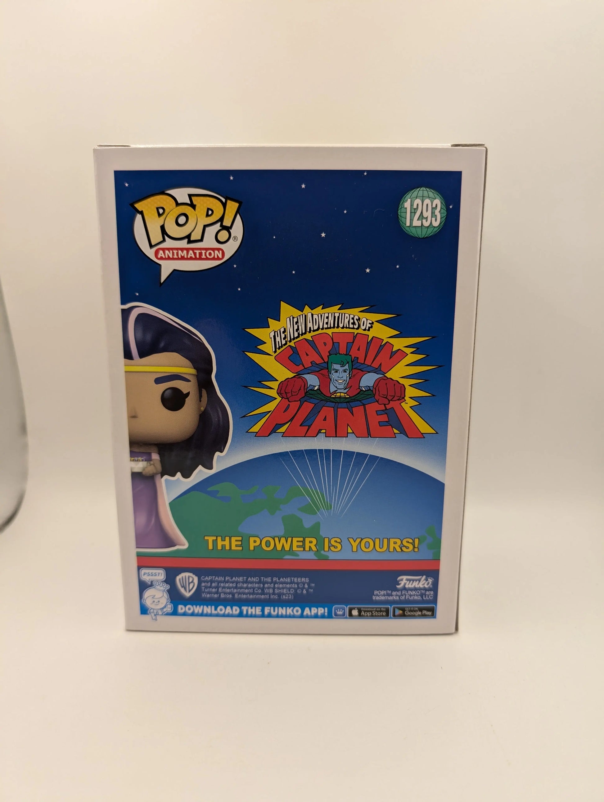 Funko Pop! Gaia #1293- Captain Planet - 2023 San Diego Comic Con Exclusive FRENLY BRICKS - Open 7 Days