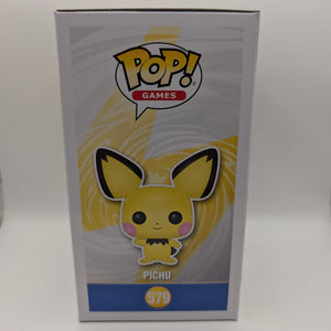 POKEMON FUNKO POP - PICHU FLOCKED #579 - 2020 WONDEROUS CONVENTION LMTD EDITION FRENLY BRICKS - Open 7 Days