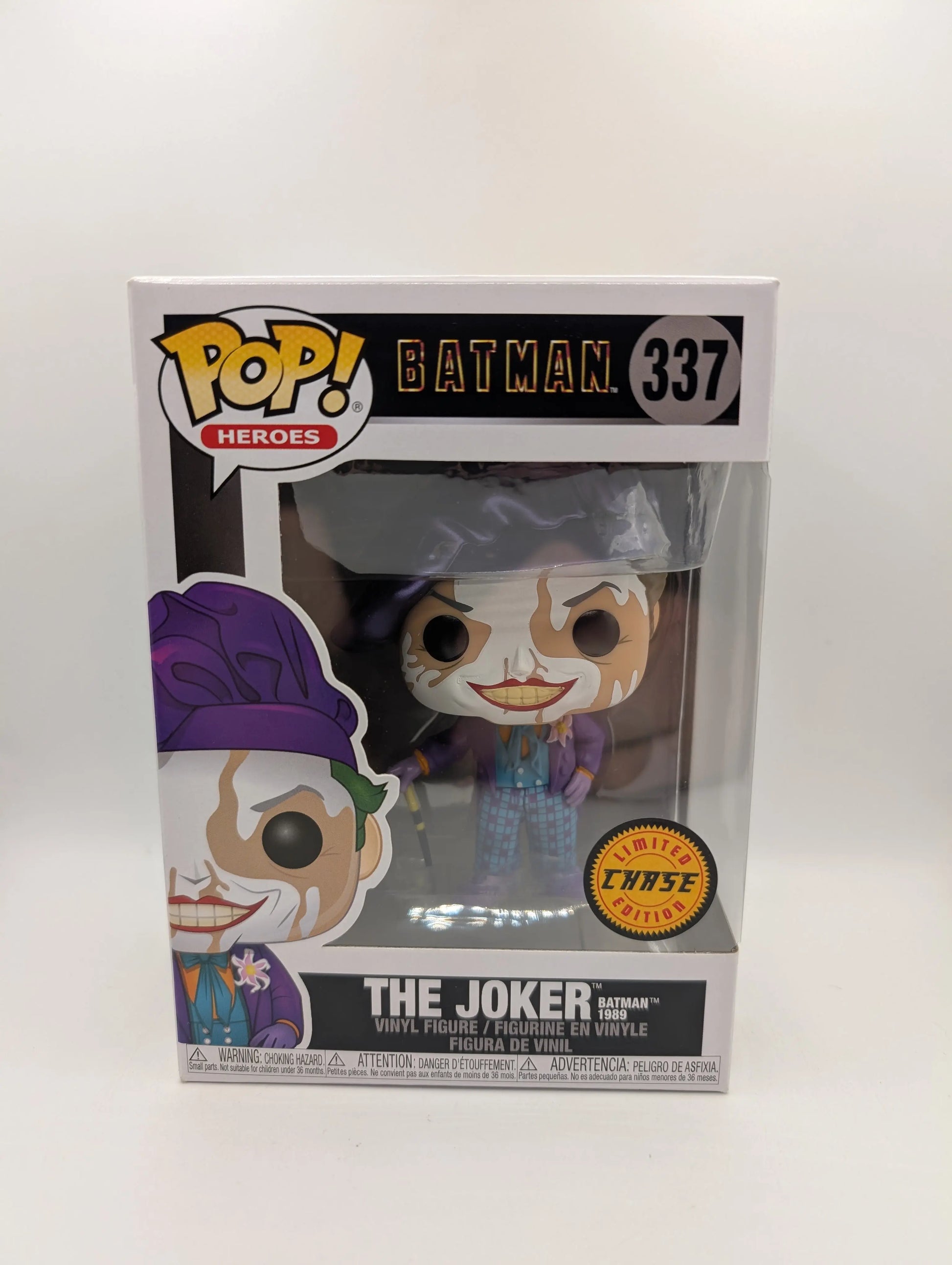 Funko Pop! The Joker -  DC Comics #337 Vinyl Figure Chase FRENLY BRICKS - Open 7 Days