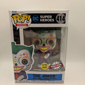 Joker Glow In The Dark Special Edition Funko Pop! Vinyl #414 DC Superheroes FRENLY BRICKS - Open 7 Days