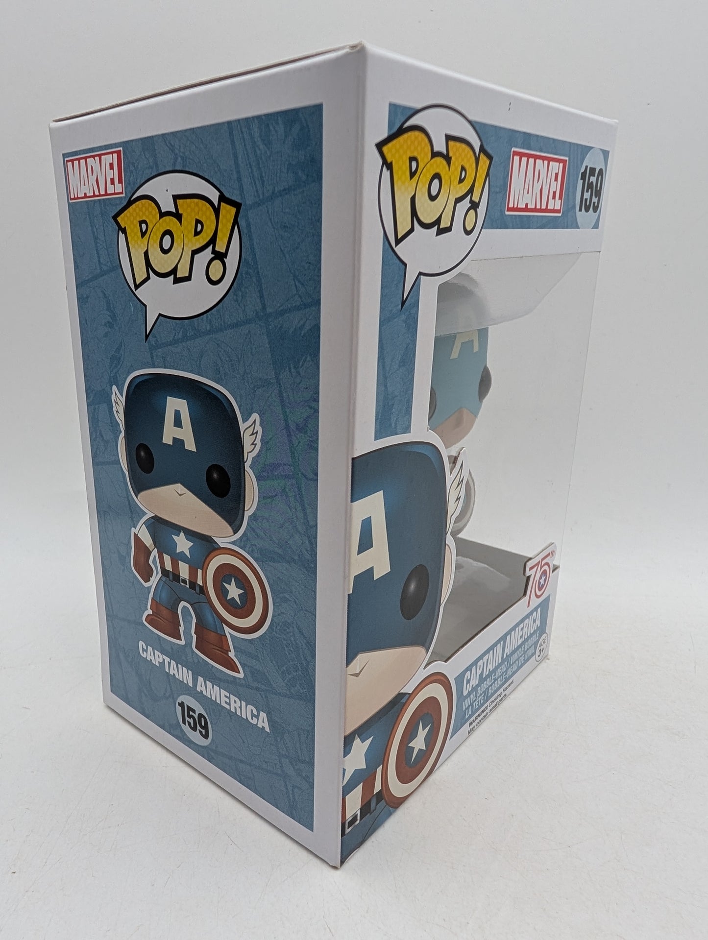 Funko POP! Marvel Captain America 75th Anniversary #159