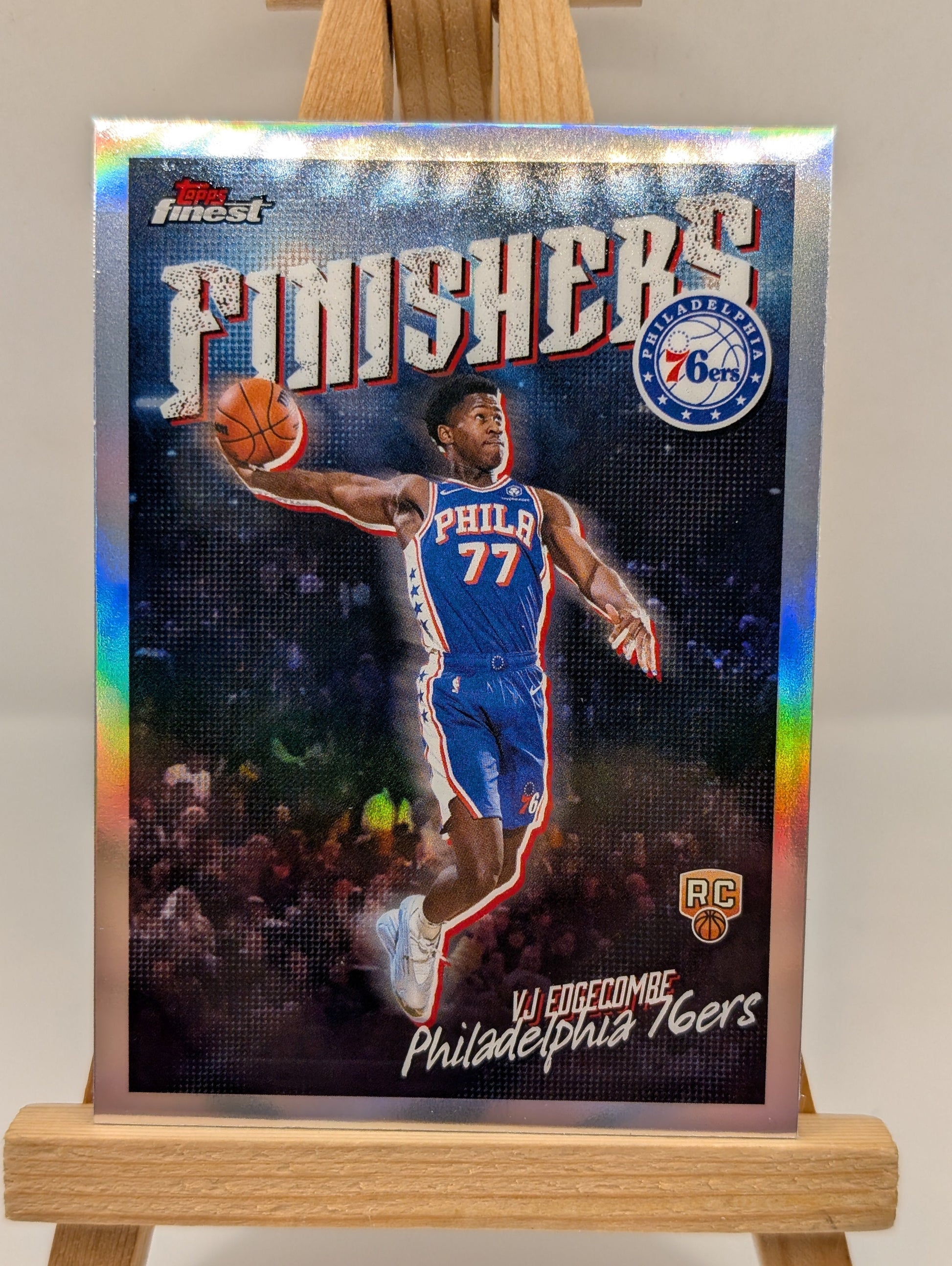 2025-26 Topps Finest - Finishers Refractor Rookie #FI-10 VJ Edgecombe RC FRENLY BRICKS - Open 7 Days