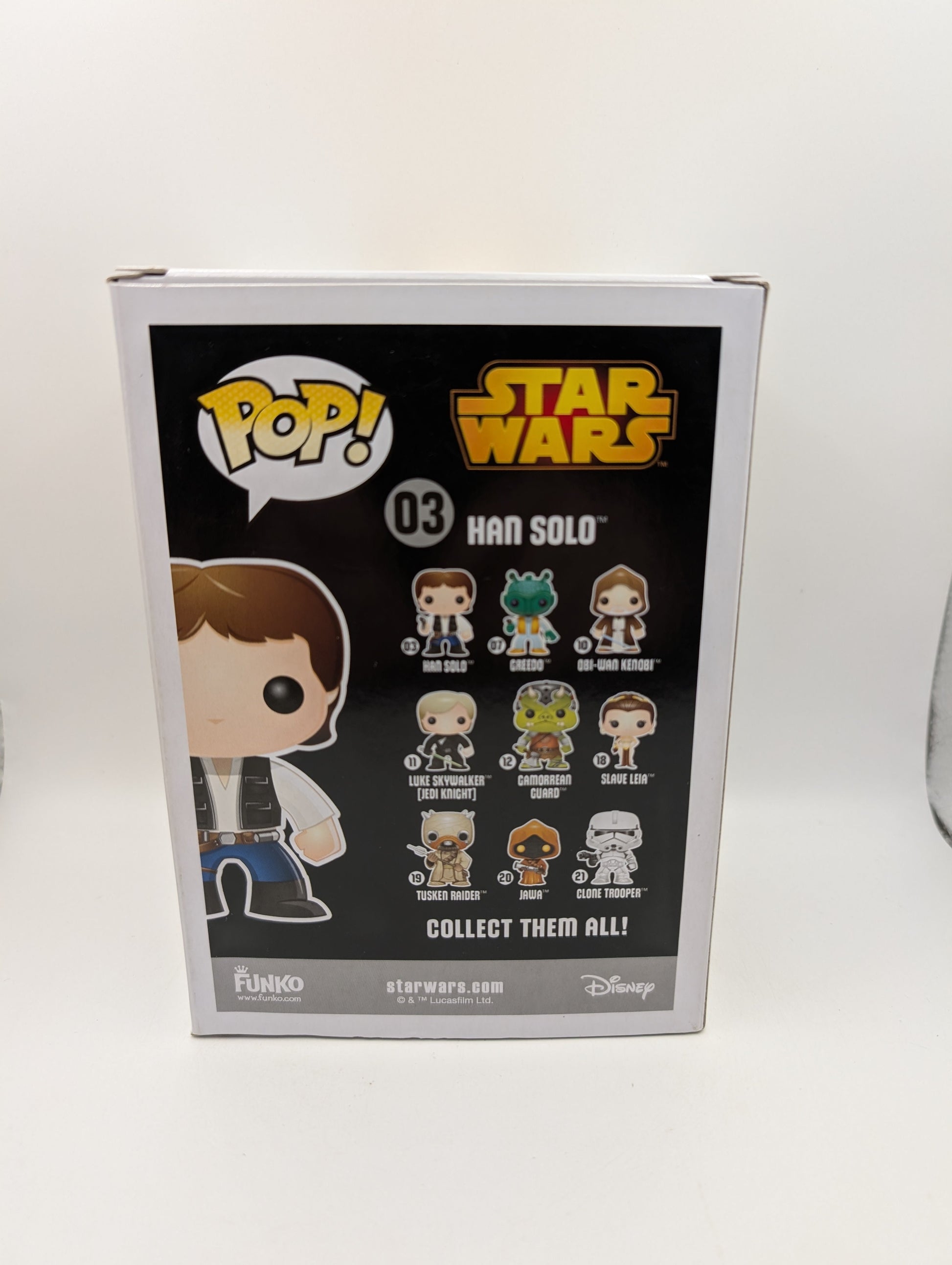 Funko Pop! Vinyl Han Solo 03 Star Wars 2015 Black Box Vaulted Pop FRENLY BRICKS - Open 7 Days