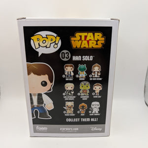 Funko Pop! Vinyl Han Solo 03 Star Wars 2015 Black Box Vaulted Pop FRENLY BRICKS - Open 7 Days