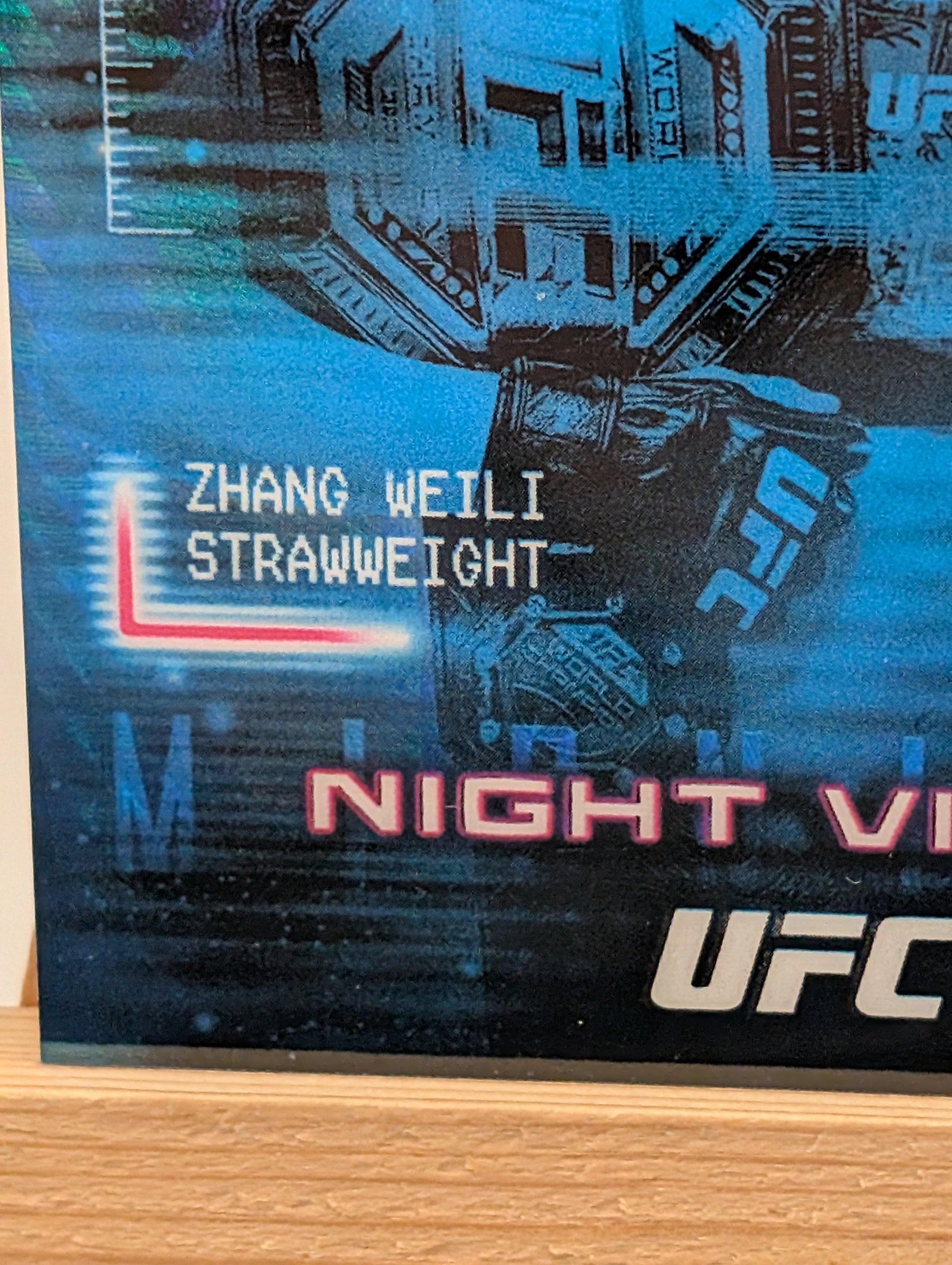 2025 Topps Midnight UFC Zhang Weili Night Vision #NV-15 FRENLY BRICKS - Open 7 Days