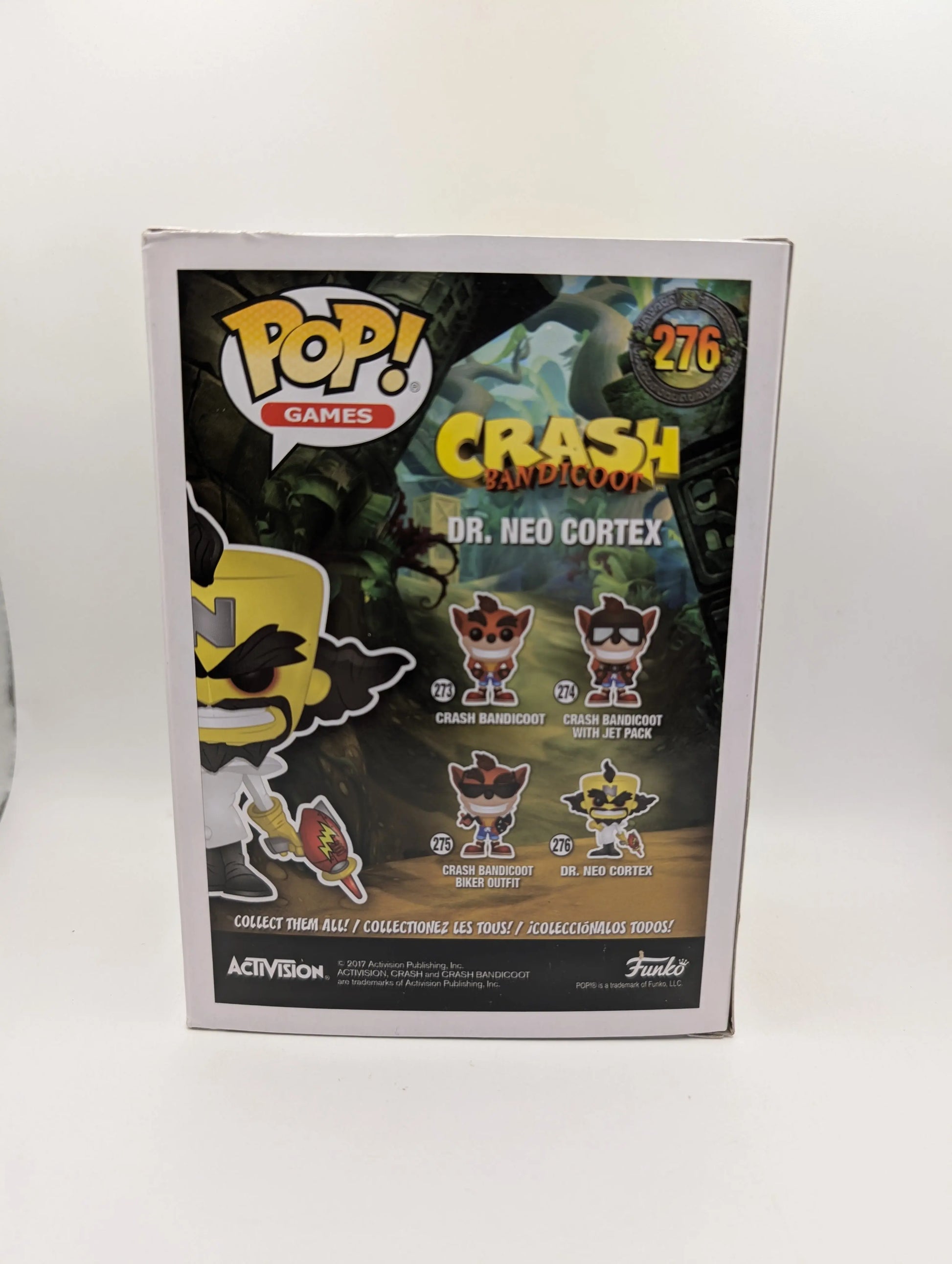 Funko Pop Vinyl - Crash Bandicoot - #276 Dr. Neo Cortex FRENLY BRICKS - Open 7 Days