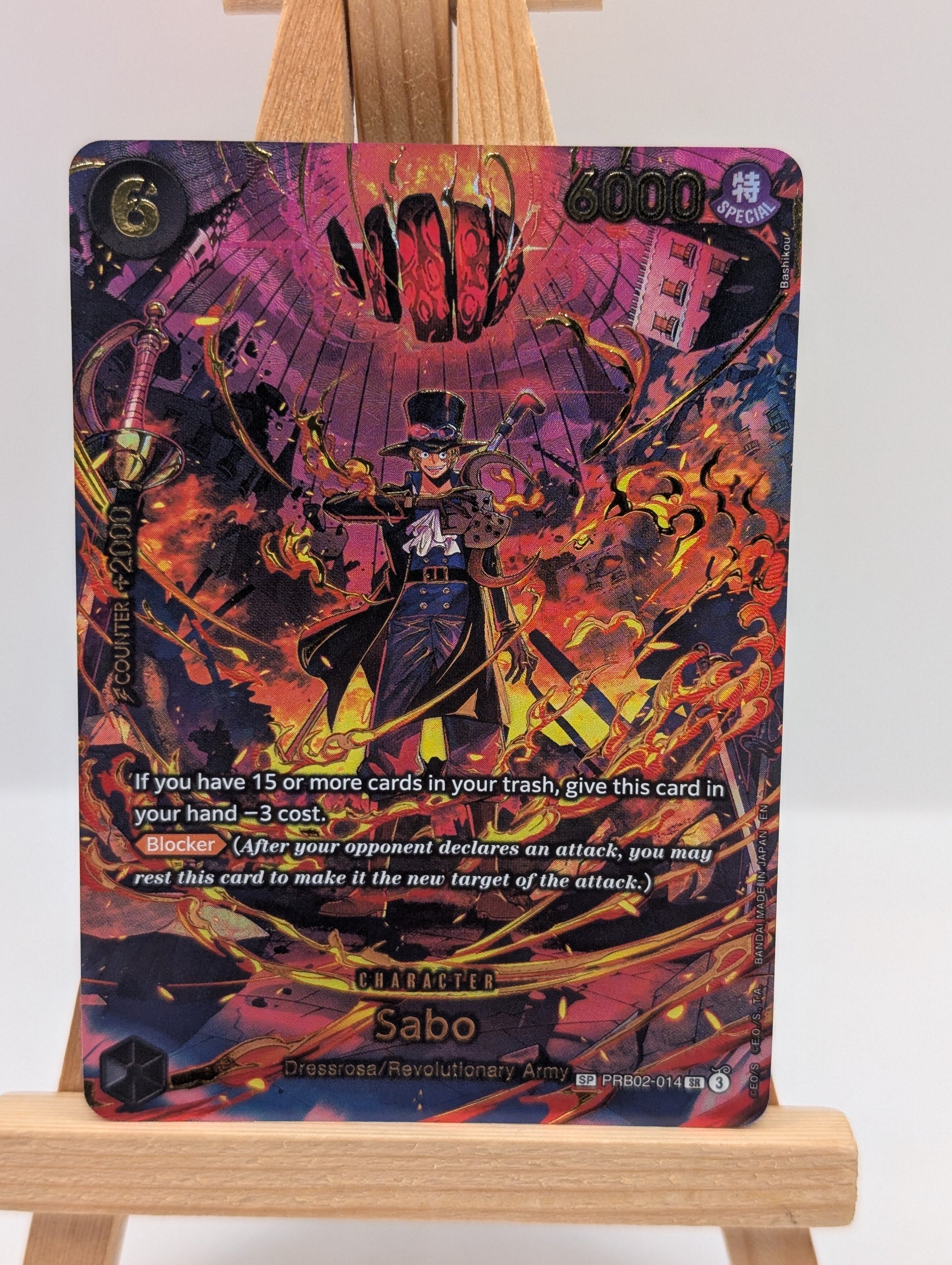 One Piece TCG - Sabo (SP) PRB02-014 - OP15 - Adventure on Kami's Island FRENLY BRICKS - Open 7 Days