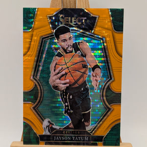 2022-23 Panini Select Basketball Premier #155 Jayson Tatum Boston Celtics Orange /15 FRENLY BRICKS - Open 7 Days