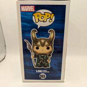 The Avengers - Loki with Scepter Glow in the Dark Pop! Vinyl Figure (RS) #985 FRENLY BRICKS - Open 7 Days