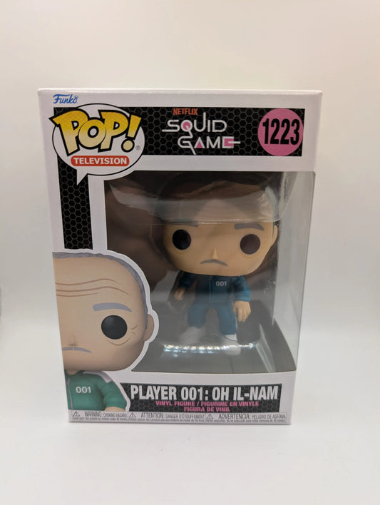 Funko Squid Game - Player 001: Oh Il-Nam Pop! Television Vinyl Figure #1223 FRENLY BRICKS - Open 7 Days