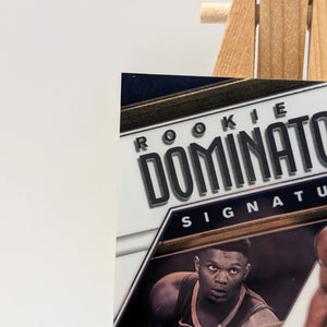 2019-20 Donruss Optic Rookie Auto Zion Williamson Dominators /49 FRENLY BRICKS - Open 7 Days