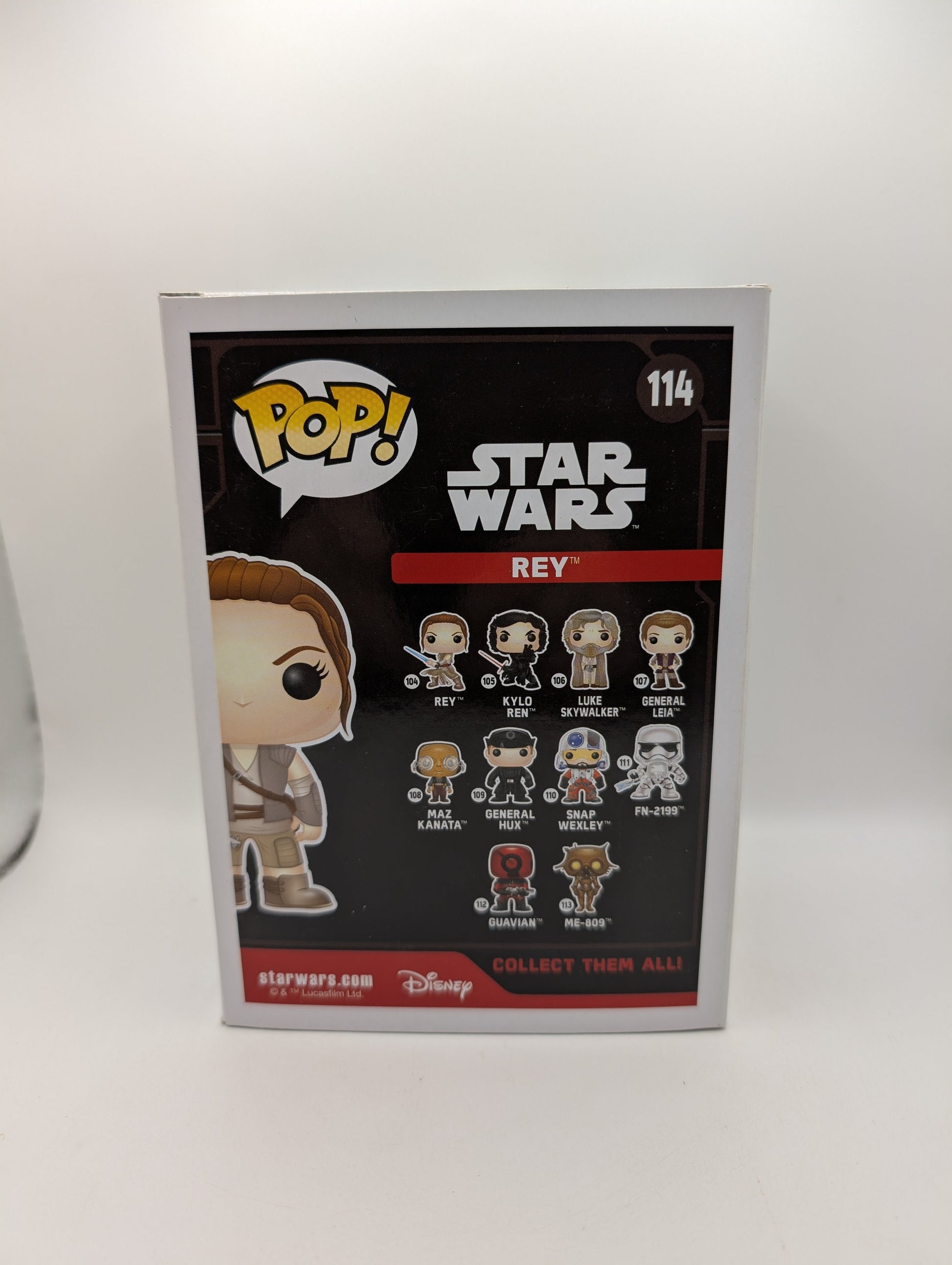 Funko Pop Vinyl Star Wars Rey #114 The Force Awakens FRENLY BRICKS - Open 7 Days
