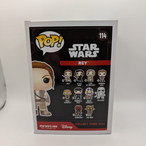 Funko Pop Vinyl Star Wars Rey #114 The Force Awakens FRENLY BRICKS - Open 7 Days