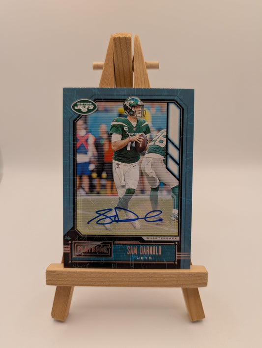 2020 Panini Playbook Football - Green Auto #d - SAM DARNOLD - New York Jets FRENLY BRICKS - Open 7 Days