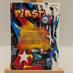 2025-26 Topps Finest VJ Edgecomb RC First Refractor F-3 FRENLY BRICKS - Open 7 Days