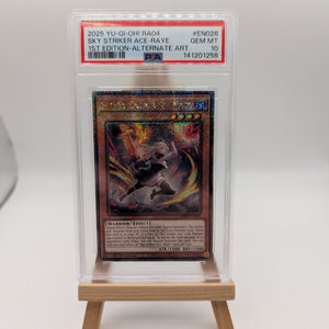 2025 YU-GI-OH! RA04-QUARTER CENTURY STAMPEDE SKY STRIKER ACE - RAYE PSA 10 FRENLY BRICKS - Open 7 Days