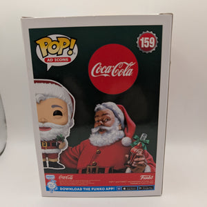 Funko Pop! Vinyl: Coca-Cola - Coca-Cola Santa #159 Classic Christmas FRENLY BRICKS - Open 7 Days