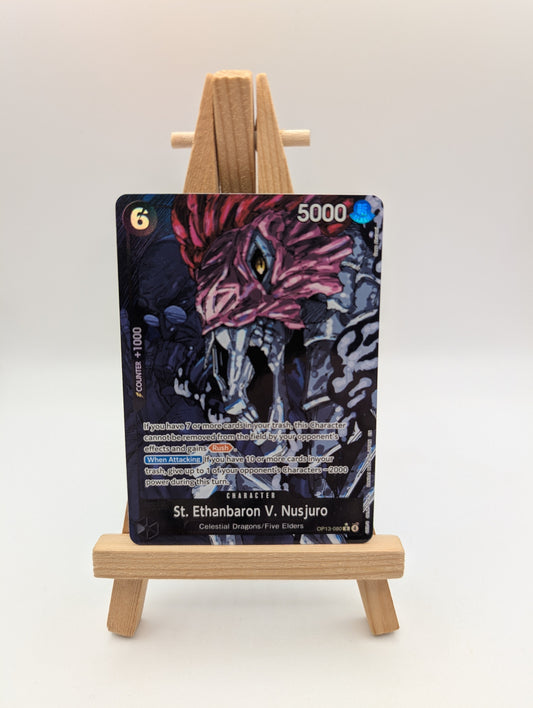 St. Ethanbaron V. Nusjuro OP13-080 R Alt Art Carrying On His Will One Piece Eng FRENLY BRICKS - Open 7 Days