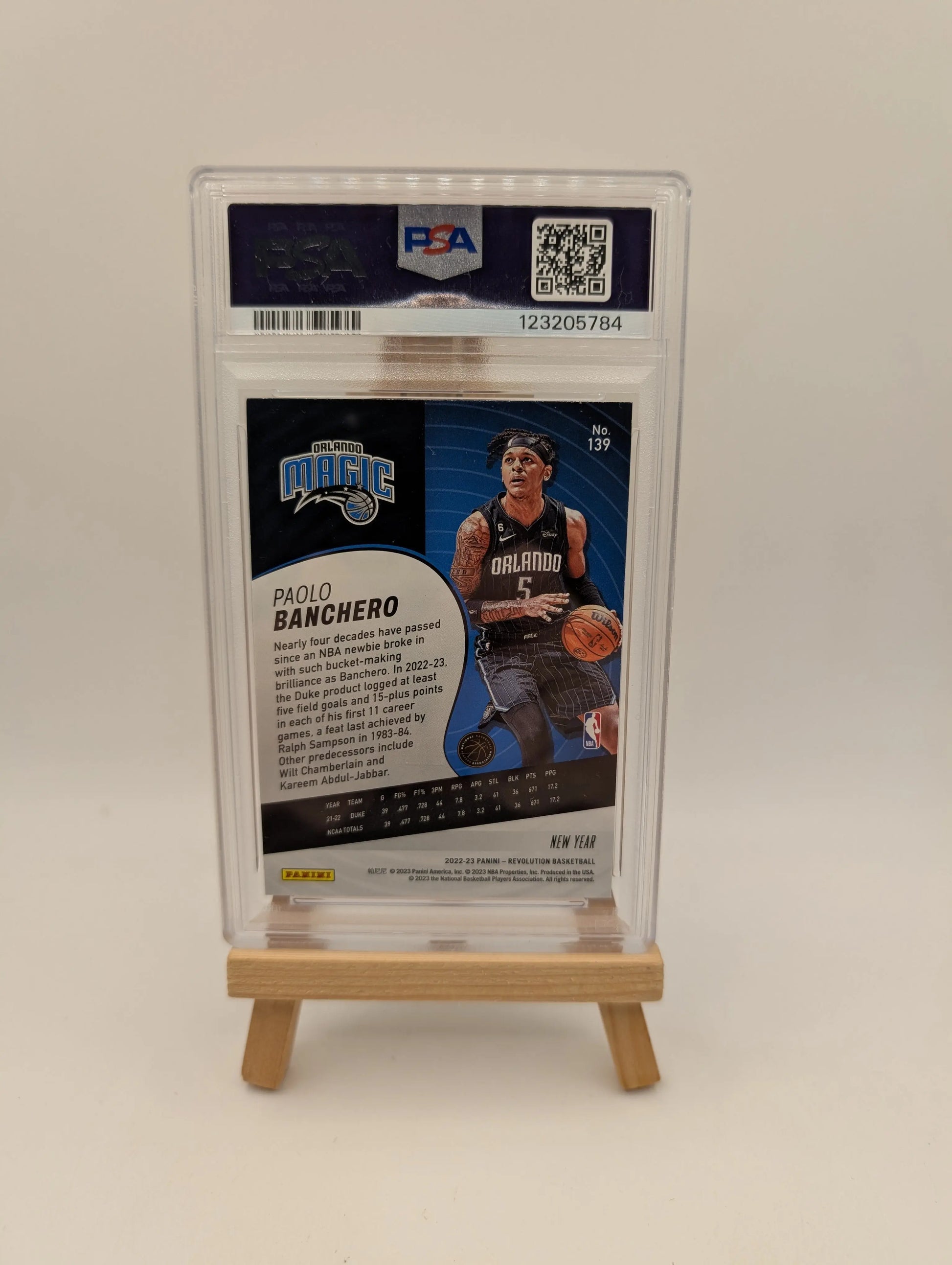 2022-23 Panini Revolution Paolo Banchero #139 Chinese New Year RC Rookie PSA 9 FRENLY BRICKS - Open 7 Days