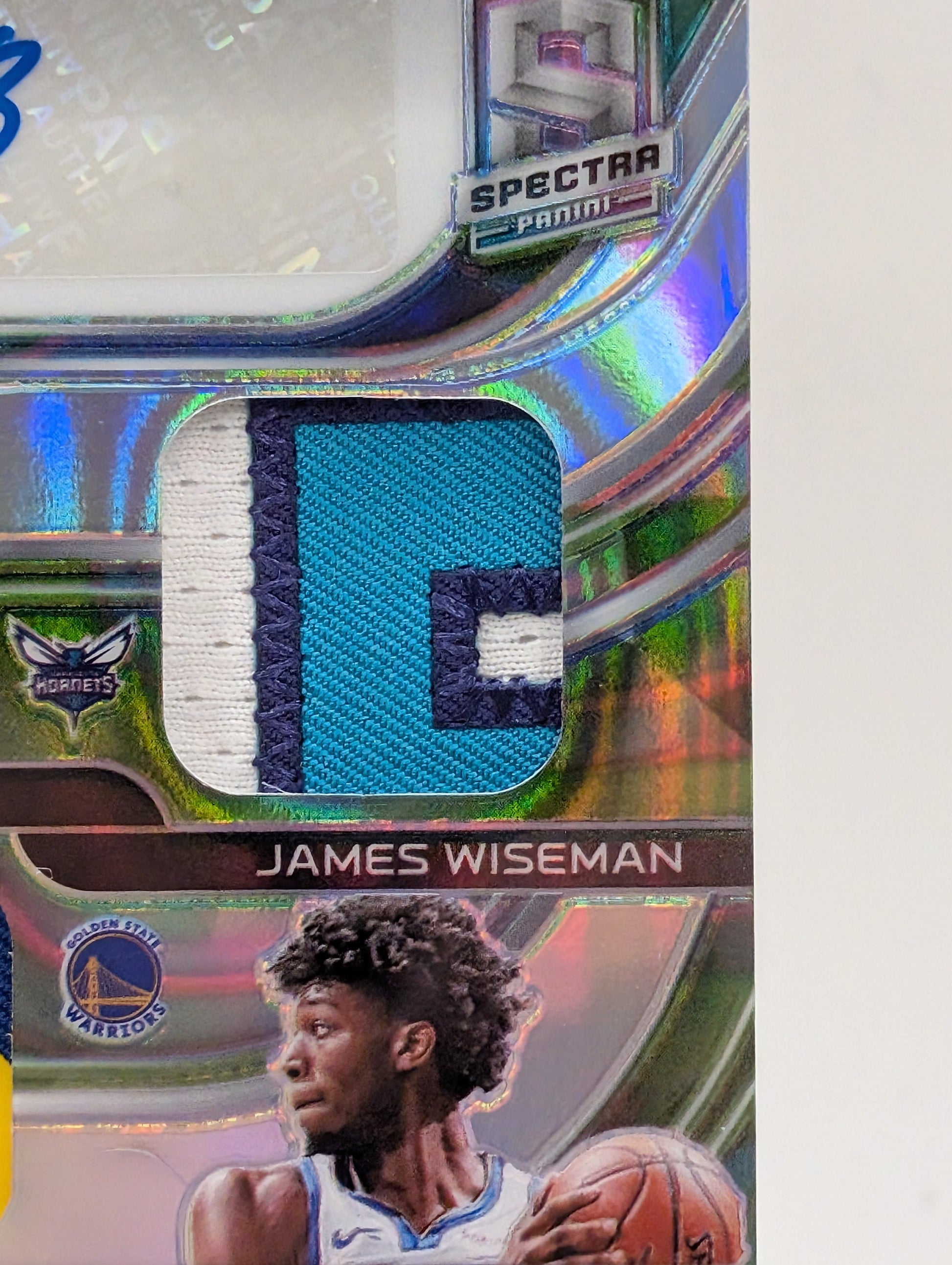 2020-21 Panini Spectra Rookie Dual Patch Auto LaMELO BALL JAMES WISEMAN /5 RC FRENLY BRICKS - Open 7 Days