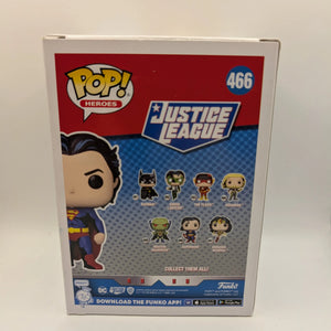 Justice League (comics) - Superman Pop! Vinyl Figure (RS) #466 Funko FRENLY BRICKS - Open 7 Days