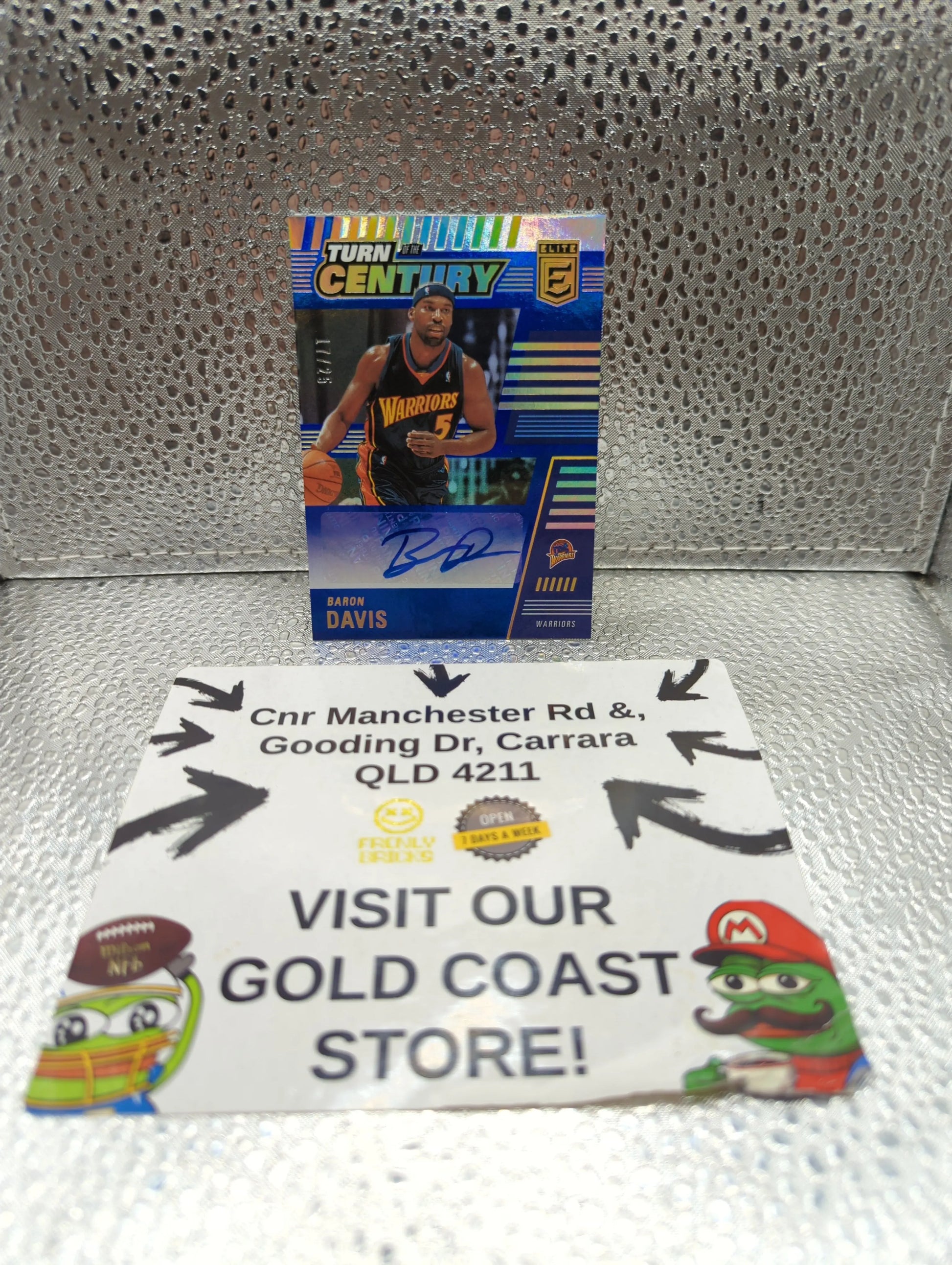 2020-21 Panini Donruss Elite BARON DAVIS Auto /25 FRENLY BRICKS - Open 7 Days