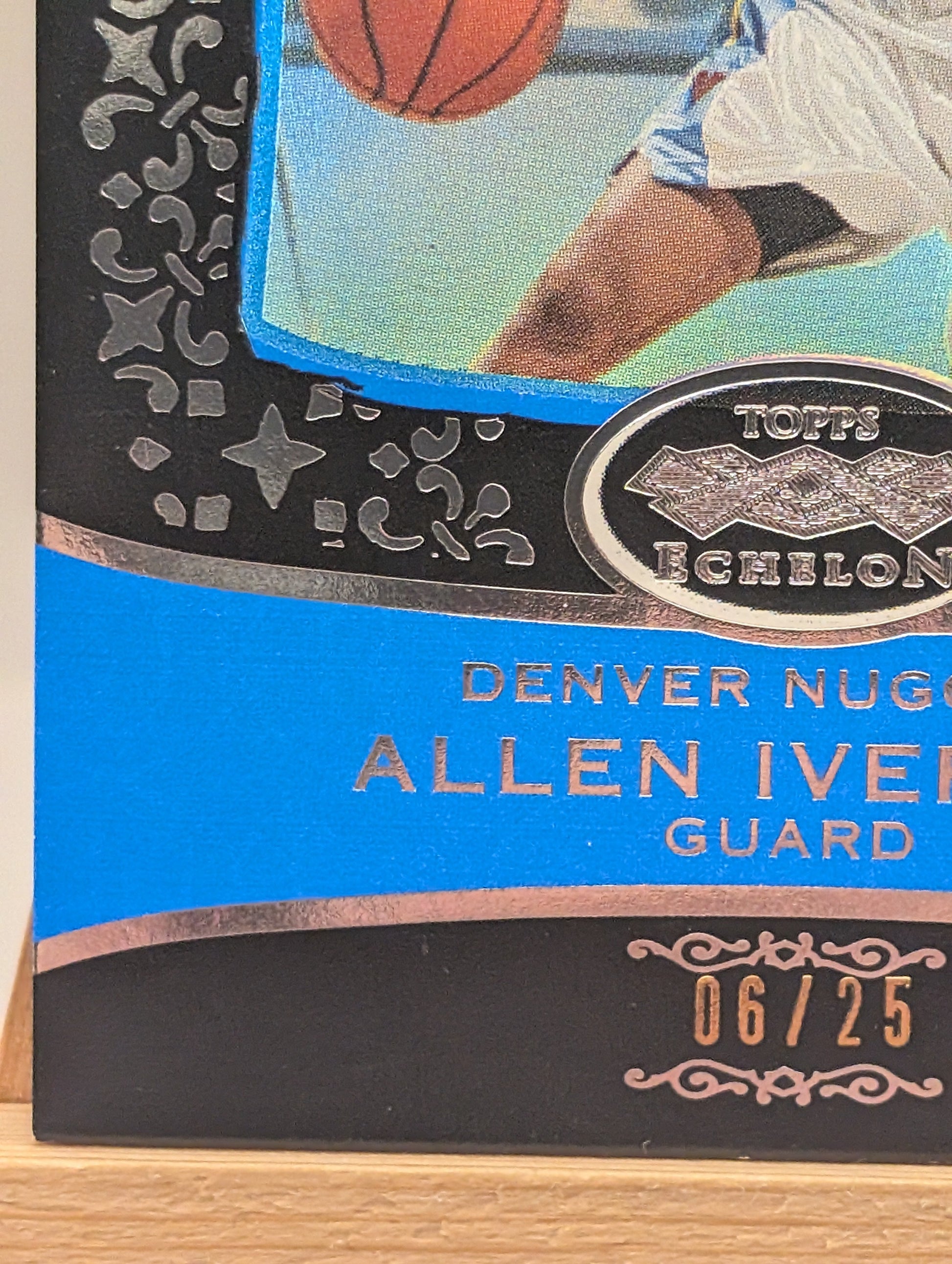 2007-08 Topps Allen Iverson Echelon Blue /25 FRENLY BRICKS - Open 7 Days