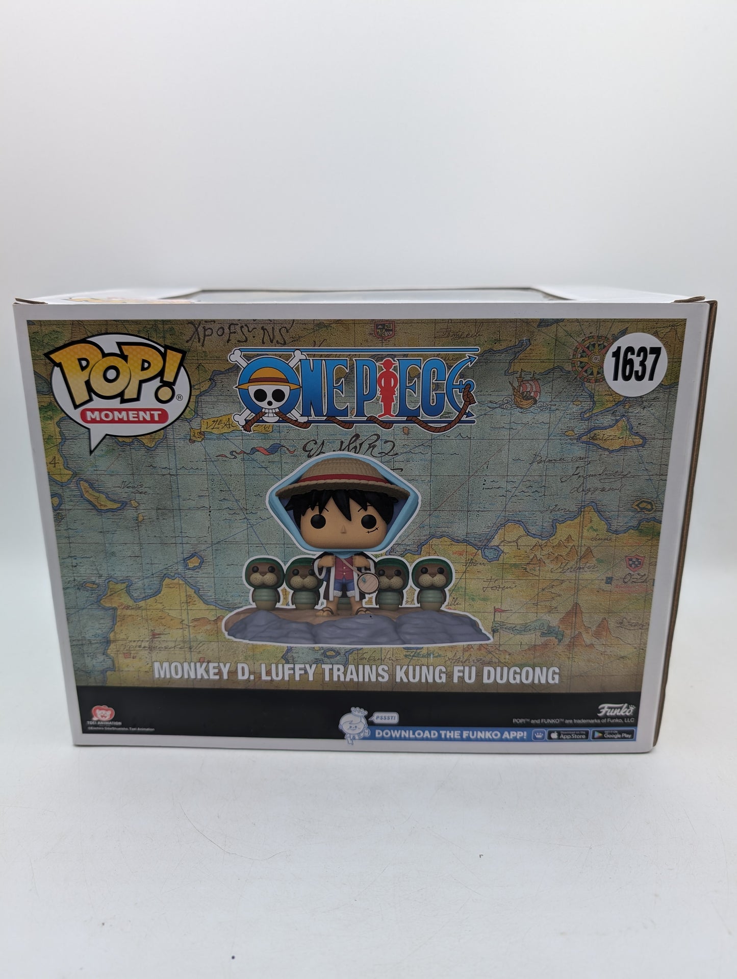 Funko Pop! Vinyl ONE PIECE Monkey D. Luffy Trains Kung Fu Dugong #1637