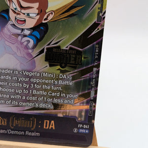 Vegeta (Mini) : DA - FP-041 (Release Event Winner) - Rivals Clash Release Event Cards FRENLY BRICKS - Open 7 Days