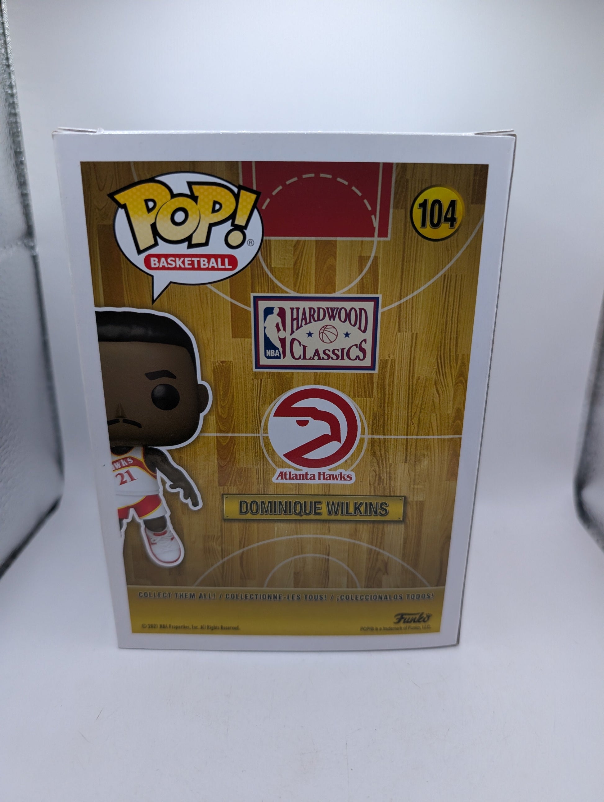 Funko POP! Vinyl Figure - 104 Basketball - Atlanta Hawks - Dominique Wilkins FRENLY BRICKS - Open 7 Days