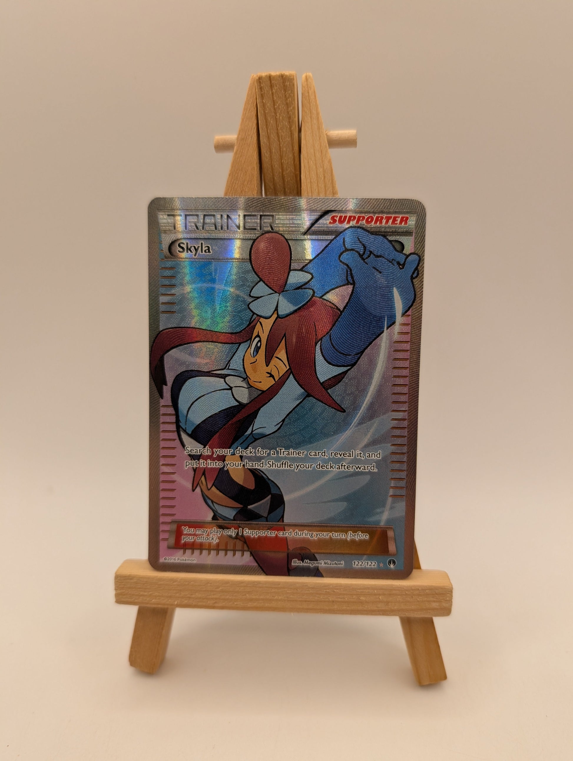 Skyla - 122/122 - Full Art Trainer - XY Break Point - Pokemon Card - Lp FRENLY BRICKS - Open 7 Days