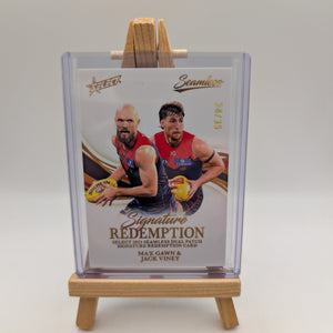 Max Gawn & Jack Viney - Melbourne Demons - Signature Redemption - /35 Seamless FRENLY BRICKS - Open 7 Days