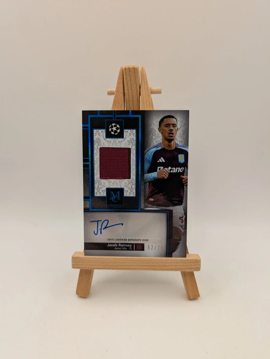 Jacob Ramsey 2024-25 Topps Museum Collcetion UCC Auto Relic #MAR-JR /75 FRENLY BRICKS - Open 7 Days