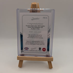 2025 AFL Select Seamless Double Patch Redemption Port Adelaide Player C /95 FRENLY BRICKS - Open 7 Days