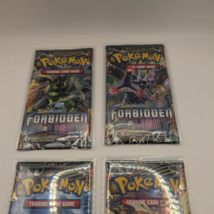 Pokemon Sun & Moon Forbidden Light Sealed Booster Pack - Art Set. 4 Packs FRENLY BRICKS - Open 7 Days