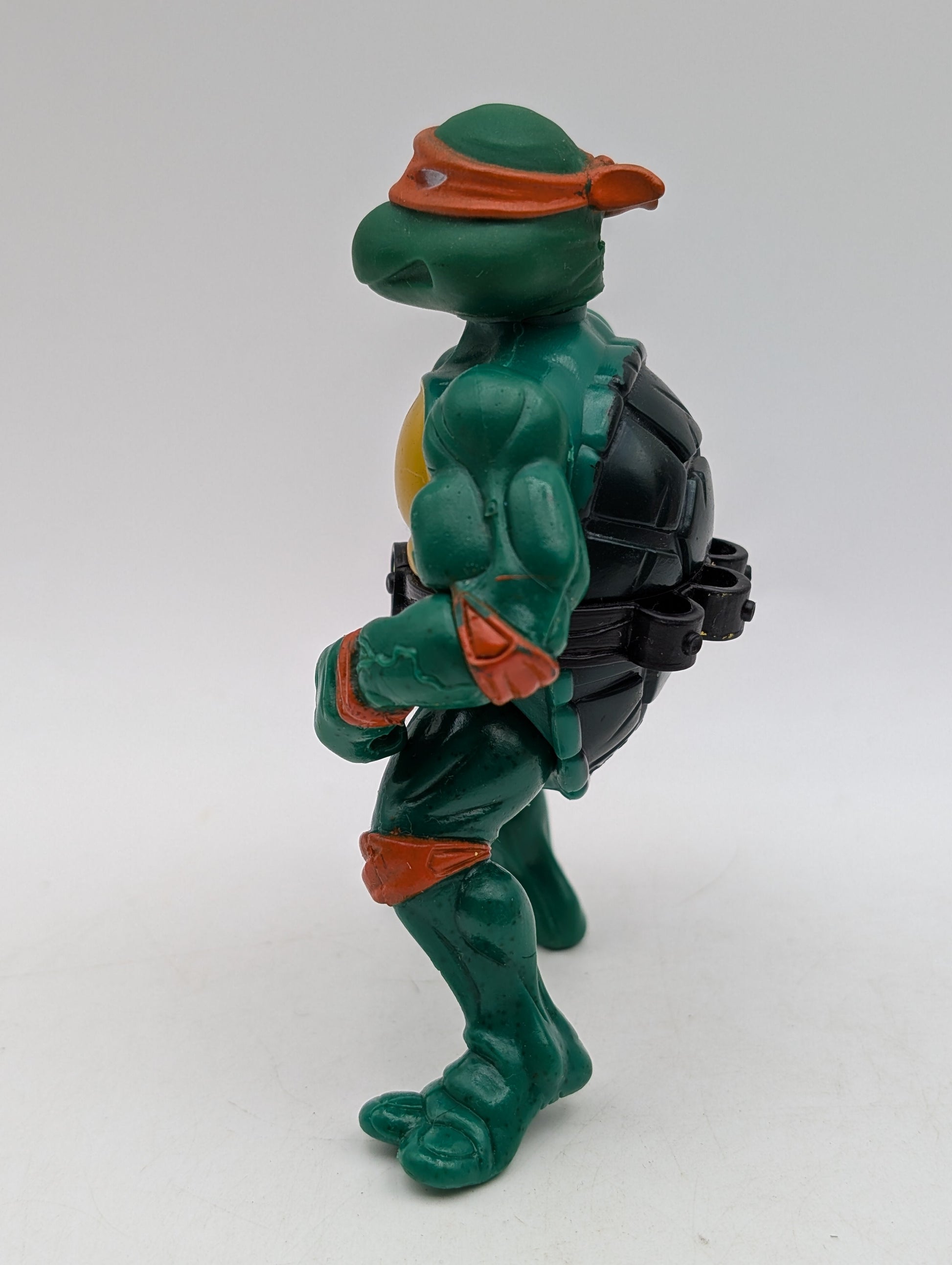 Soft Head Michaelangelo Vintage TMNT Teenage Mutant Ninja Turtles Figure 1988 Mikey FRENLY BRICKS - Open 7 Days