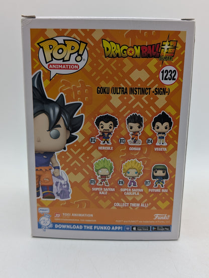Funko Pop! Dragon Ball Goku Ultra Instinct Sign #1232 2022 Fall NYCC