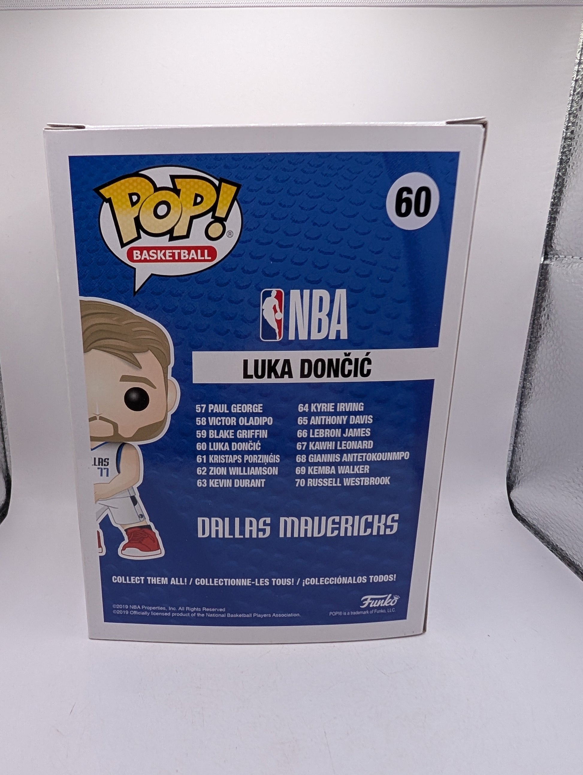 Luka Doncic Funko Pop! Vinyl #60 Dallas Mavericks FRENLY BRICKS - Open 7 Days