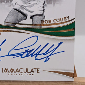 2023-24 Panini Immaculate Bob Cousy Heralded Signatures Auto #/35 Celtics FRENLY BRICKS - Open 7 Days
