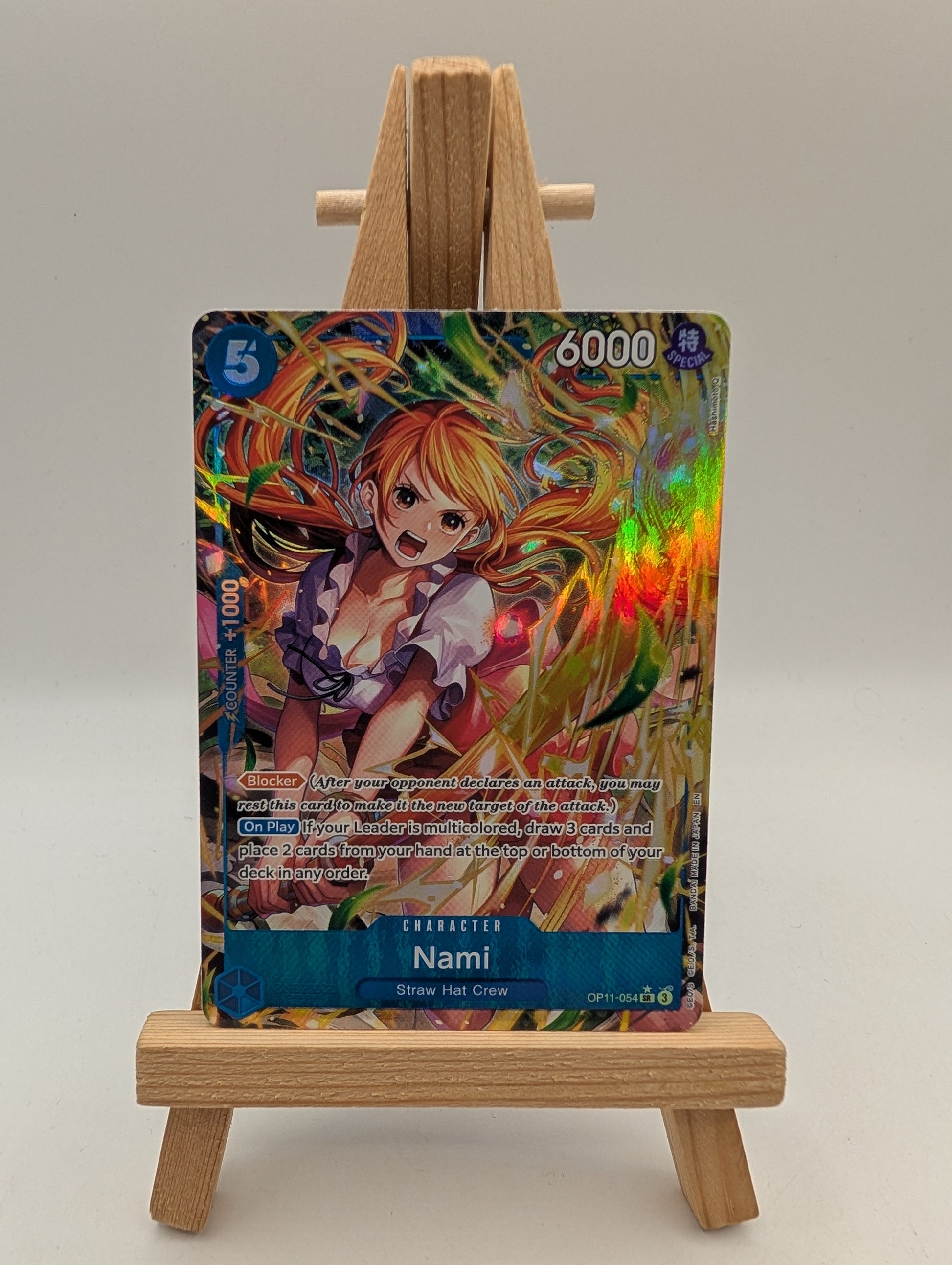 Nami OP11-054 Alt Art A Fist of Divine Speed One Piece Card Game English FRENLY BRICKS - Open 7 Days