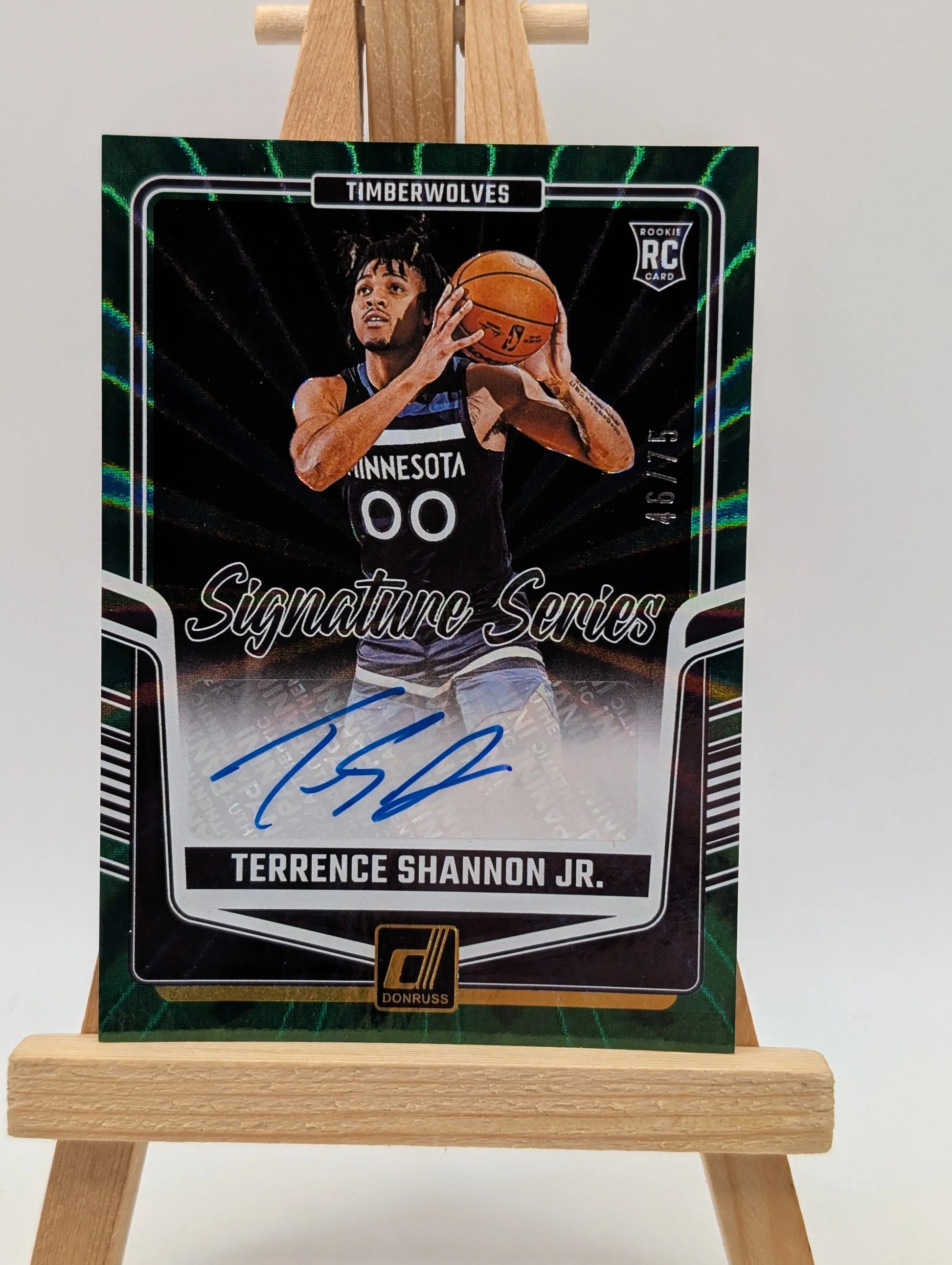 Terrence Shannon Jr. [Green Laser] #76 2024 Panini Donruss Signature Rookie FRENLY BRICKS - Open 7 Days