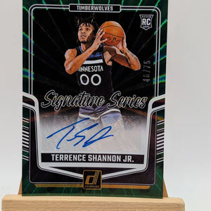 Terrence Shannon Jr. [Green Laser] #76 2024 Panini Donruss Signature Rookie FRENLY BRICKS - Open 7 Days
