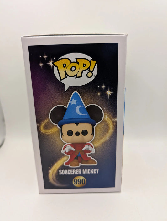 Sorcerer Mickey #990 Fantasia Disney Funko Pop Vinyl FRENLY BRICKS - Open 7 Days