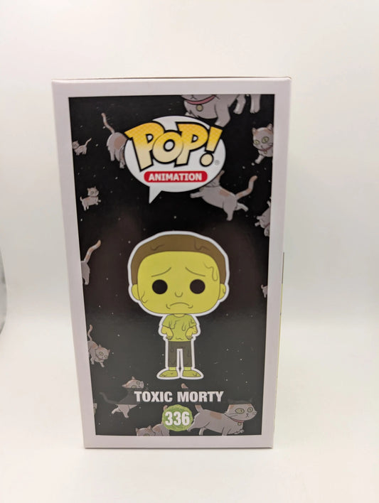 Toxic Morty Pop 336 - Glow Morty - Rick and Morty Funko Pop! Vinyl 2018 Vaulted FRENLY BRICKS - Open 7 Days